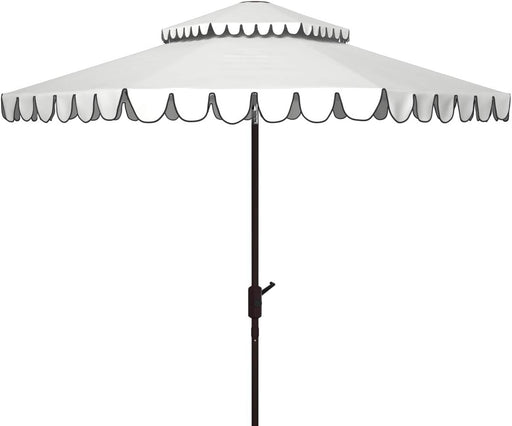 Outdoor Venice 9-Foot round Double Top Crank UV Protected Umbrella
