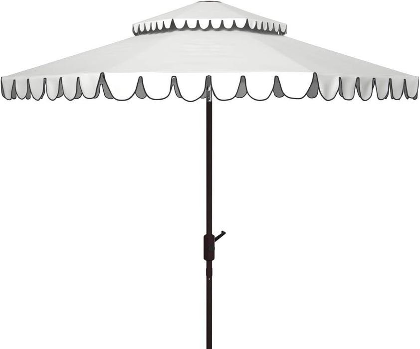 Outdoor Venice 9-Foot round Double Top Crank UV Protected Umbrella