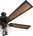 Glenmont, 52 Inch Farmhouse LED Ceiling Fan with Light, Pull Chain, Three Mounting Options, Dual Finish Blades, Reversible Motor - 40278-01 (Oil-Rubbed Bronze)