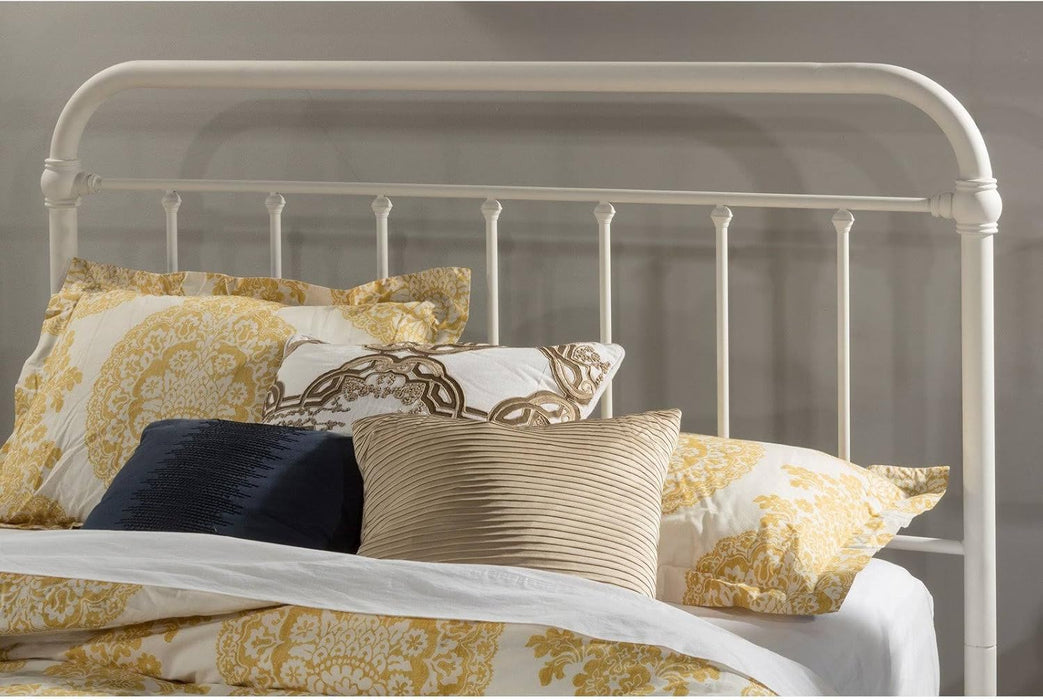 Kirkland Soft White Metal Full/Queen Headboard