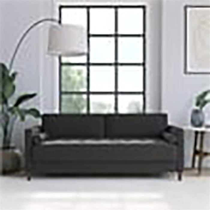 Heather Grey Fabric Sofa: Modern, Stylish Design