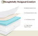 6" Queen Tri-Fold Memory Foam Mattress with Cooling Gel