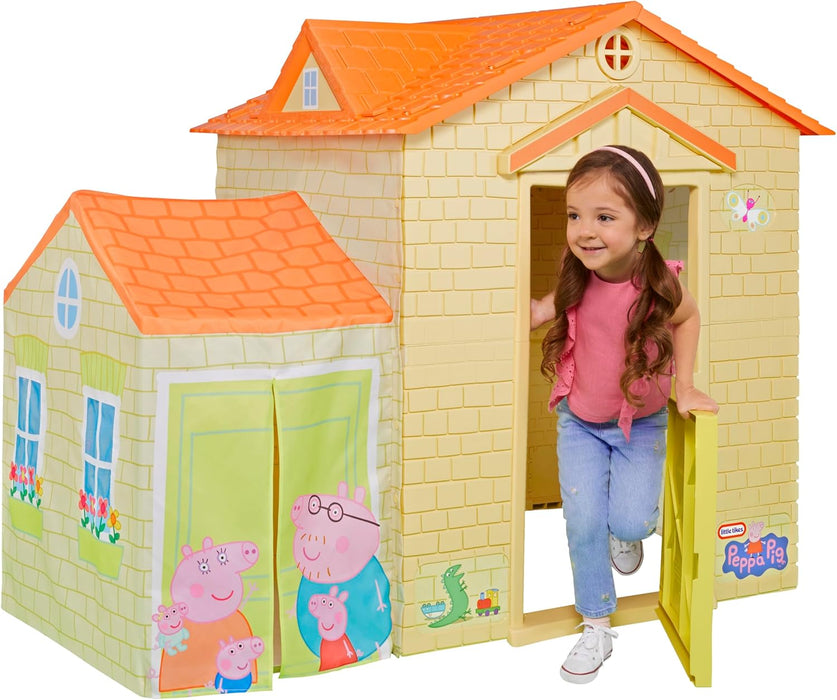 Peppa Pig Playhouse Indoor & Outdoor with Working Doors and Tunnel for Boys and Girls Ages 3+