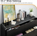 6-Drawer Dresser for Bedroom, 55" Wide Wooden Chest of Drawers Modern Dressers & Chests of Drawers for Living Room, Entryway, Home Office
