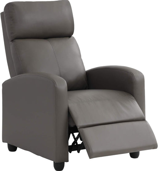 Recliner Chair Single Sofa Winback Chair Home Theater Seating Modern Reclining Chair Easy Lounge with Padded Seat PU Leather Padded Seat Backrest for Living Room Reading Chair Recliner Sofa