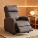 Recliner Chair Single Sofa Winback Chair Home Theater Seating Modern Reclining Chair Easy Lounge with Padded Seat PU Leather Padded Seat Backrest for Living Room Reading Chair Recliner Sofa