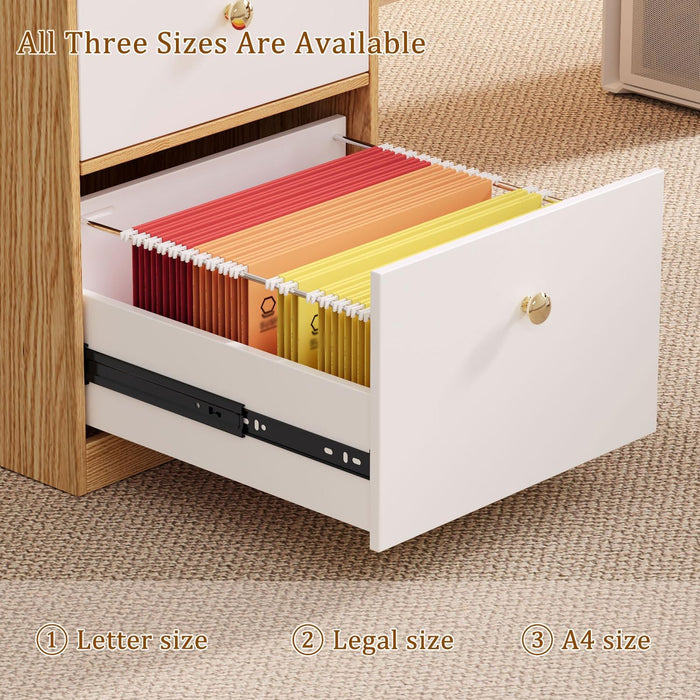 66" Farmhouse L Shaped Desk with 5 Drawers & File Drawers for Home Office