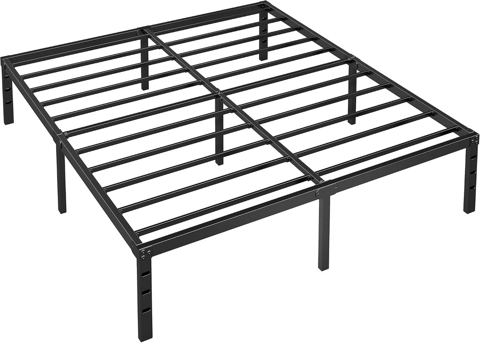 Metal Platform Bed Frame Full Size, 12 Inch Height with Heavy Duty Steel Support, No Box Spring Needed, Easy Assembly and Underbed Storage,Black