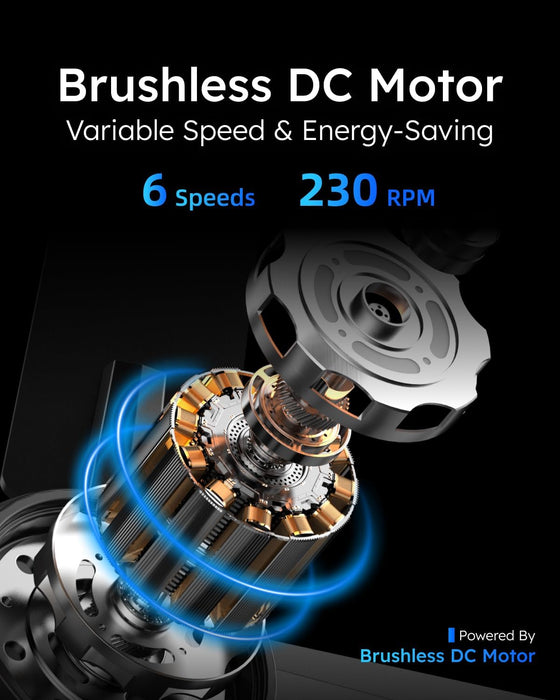 42 Inch Brushed Nickel Flush Mount Ceiling Fans with Lights and Remote, Low Profile Nickel Ceiling Fans for Bedroom Living Room Patio Porch, Quiet 6 Speed Reversible DC Motor, 3CCT, Dimmable