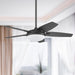Ceiling Fans Carmel, 48 Inch Contemporary Indoor LED Ceiling Fan with Light, Remote Control, Dual Mounting Options, Dual Finish Blades, Reversible Motor - 51912-01 (Black)