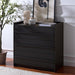 Furniture - Mishi 3-Drawer Chest - Black Wood-Look Dresser with Storage, Modern Bedroom & Guest Room Storage Cabinet, 32" W X 18.3" D X 31.5" H (CHS3101B)