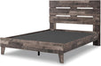 Neilsville Casual Queen Panel Platform Bed, Foundation or Box Spring Not Needed, Gray