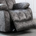 Power Lift Recliner Chair for Elderly, Massage Lift Reclining Chairs with Heat & Vibration, Heavy Duty Electric Plush Fabric Sofa Home Living Room Chairs,Dark Gray