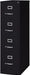 Hirsh 15" W 4 Drawer Vertical File Cabinet, Black, Letter 16699-1 Each