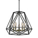 Sansa 5-Light Dark Bronze Chandelier