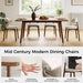 Wooden Dining Chairs Set of 2, Mid Century Modern Side Chairs