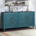 Sideboard Buffet Credenza 63" W Wooden Accent Cabinet with Storage