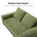 Green ThreeInOne Convertible Sleeper Sofa Bed Studio