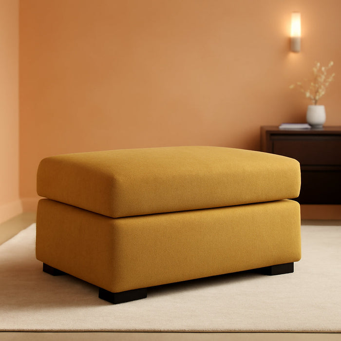 Keerwick Modern Ottoman for Living Room, Yellow