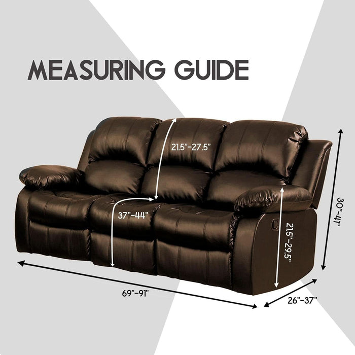 Velvet 8-Pieces Recliner Sofa Covers Stretch Reclining Couch Covers for 3 Cushion Reclining Sofa Slipcovers Furniture Covers Thick Soft Washable (3 Seater Recliner Cover, Dark Gray)