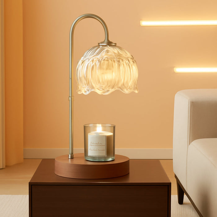 Fragrance Candle Warmer Lamp，Electric Candle Warmer with Timer & Dimmer，Mom Christmas Birthday Gifts for Women, House Warming Gifts New Home Bedroom Decor