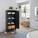 Black 61 Inch IndustrialGrade Pantry Cabinet Doors