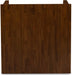 36x36 SquareEdge Solid Antique Walnut Dining Table