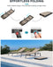 Foldable Outdoor Lounge Chair, No Assembly Patio Chaise Lounge Outdoor with 5-Positions, Aluminum Pool Lounge Chair with Portable Design for Pool, Deck, Beach, Backyard, Beige