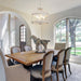 Antique White Farmhouse Chandelier 4 Light Distressed