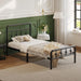 12 Inch Twin Bed Frames with Headboard and Footboard