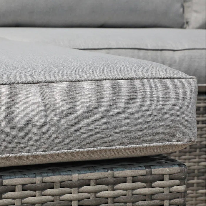 Eudy 6 Piece Rattan Sectional Seating Group with Cushions