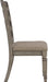 Lodenbay Classic Farmhouse Weathered Dining Chair, Set of 2, Antique Gray