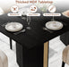71 Inch Dining Table Black PremiumSolidWoodDurable