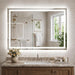 24X36 LED Bathroom Mirror with Lights, Backlit + Frontlit