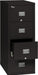 Patriot Vertical 4 Drawer Fire Rated File Cabinet, Black