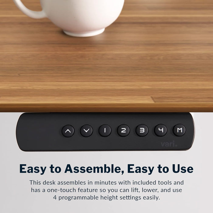 Electric Standing Desk 60Inch With ButcherBlockTop