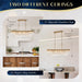 Gold Crystal Chandelier 11 Lights Rectangular Fixture