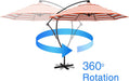 9-Foot Offset Cantilever Patio Umbrella Infinite Tilt