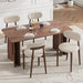 Modern Wooden Dining Chairs Set of 4, Upholstered Kitchen Chairs