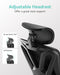 P5 Ergonomic Office Chair, Desk Chair with Adjustable Lumbar Support and Height, Comfortable Mesh Computer Chair with Footrest 2D Headrest, Swivel Tilt Function Black
