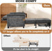 Convertible Sleeper Chair 79-Inch With Adjustable Backrest