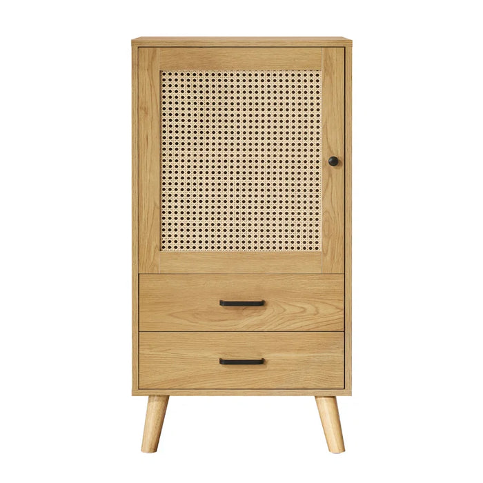 Rattan 1-Door Cabinet