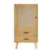 Rattan 1-Door Cabinet