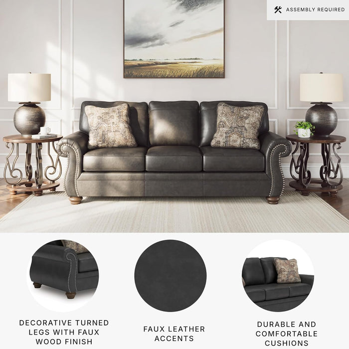 Queen Sofa Sleeper Anthracite Black MemoryFoamUltra