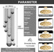 D32 X H100 Modern Large Chandelier for Foyer Glam Chandelier Raindrop Crystal Chandeliers LED Dimmable High Ceiling Light Fixtures for Staircaes Hallway Entryway Gold
