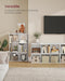 Cloud White Bookshelf With Six Generous Compartments