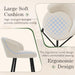 Barstools Set of 4, 30" Bar Height Velvet Bar Stools, Beige