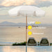6.5Ft Patio Umbrella with Fringe, Beach Umbrella, Fringe Umbrella Outdoor Patio with Hanging Hook, Tilting Aluminum Pole, UV 50+, Fiberglass Ribs, Elegant Cream