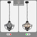 Black Crystal Chandelier 4 Light Pendant Farmhouse