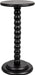 Stacked Pedestal Cocktail Side Table, Black